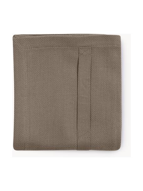 Geschirrtuch Tangled aus Bio-Baumwolle, 100 % Baumwolle (Bio), GOTS-zertifiziert, Taupe, B 53 x L 86 cm