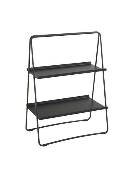 Ladderrek Aguina, Gelakt staal, Zwart, B 53 x H 75 cm