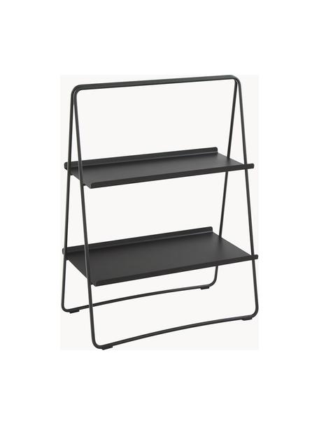 Ladderrek Aguina, Gelakt staal, Zwart, B 53 x H 75 cm