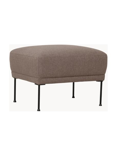 Poggiapiedi Fluente, Rivestimento: 100% poliestere 115.000 c, Struttura: legno di pino massiccio, , Piedini: metallo verniciato a polv, Tessuto torrone, Larg. 62 x Prof. 50 cm