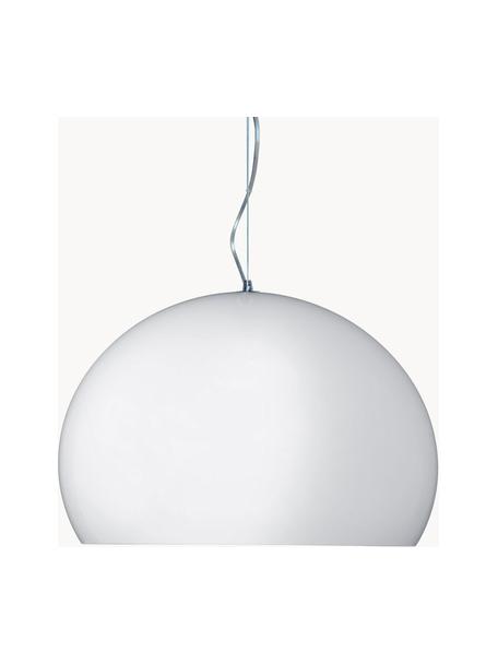 Lámpara de techo Small FL/Y, Pantalla: plástico, Cable: plástico, Blanco, Ø 38 x Al 28 cm