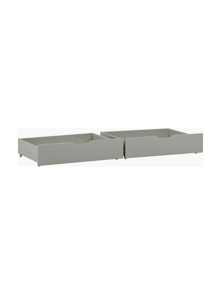 Set 2 cassetti Eco Comfort, Pannello di fibra a media densità (MDF) certificato FSC, Giallo, Larg. 76 x Prof. 60 cm