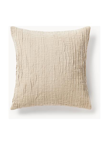 Poszewka na poduszkę z bawełny Artemis, 99% bawełna, 1% poliester, Beżowy, S 50 x D 50 cm