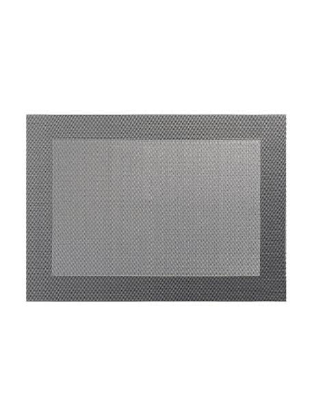 Podkładka z tworzywa sztucznego Trefl, 2 szt., Tworzywo sztuczne (PVC), Odcienie szarego, S 33 x D 46 cm