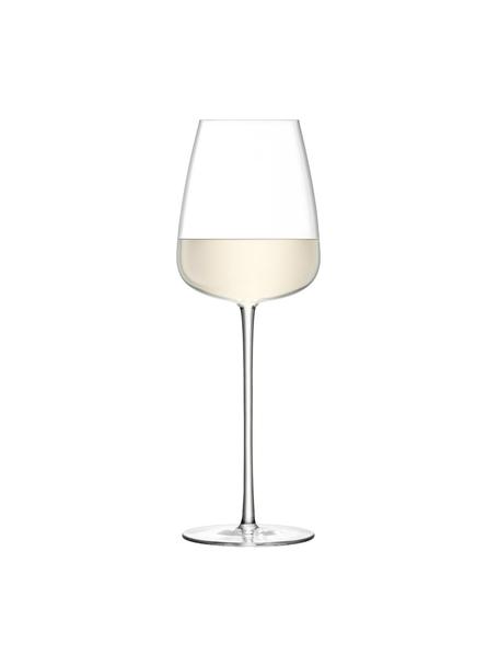 Ručně foukaná sklenice na bílé víno Wine Culture, 2 ks, Sklo, Transparentní, Ø 9 cm, V 26 cm, 490 ml