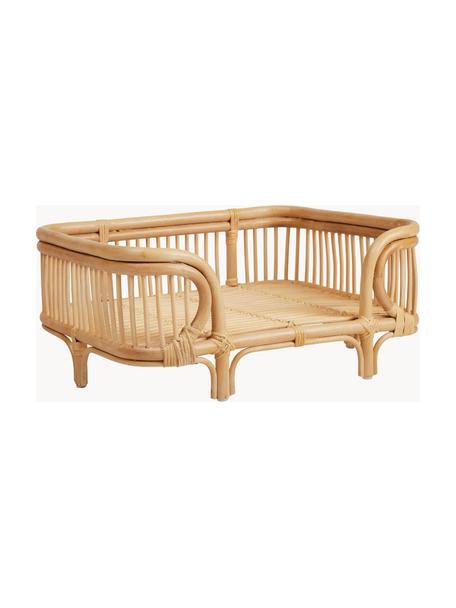 Haustierbett Otto aus Rattan, in verschiedenen Grössen, Rattan, Beige, B 69 x T 55 cm