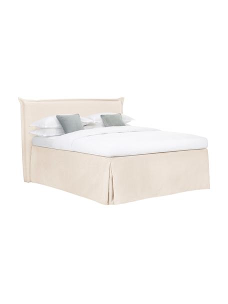 Premium kontinentální postel Violet, Krémově bílá, Š 140 cm, D 200 cm, stupeň tvrdosti H3