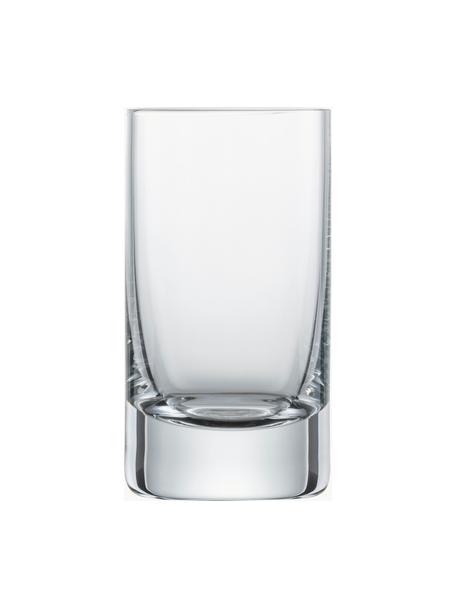 Vasos highball de cristal Tavoro, 4 uds., Cristal Tritan, Transparente, Ø 4 x Al 7 cm, 40 ml