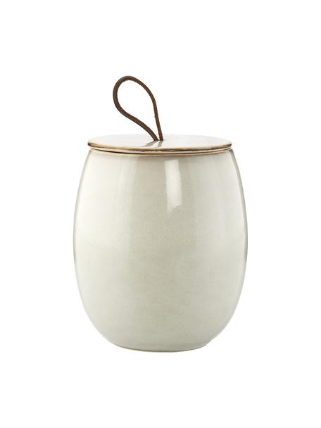 Contenitore Amera, Gres, Beige, Ø 12 x Alt. 16 cm