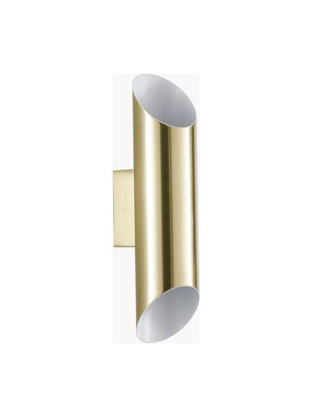 Wandleuchte Bex, Lampenschirm: Metall, gebürstet, Goldfarben, T 10 x H 28 cm