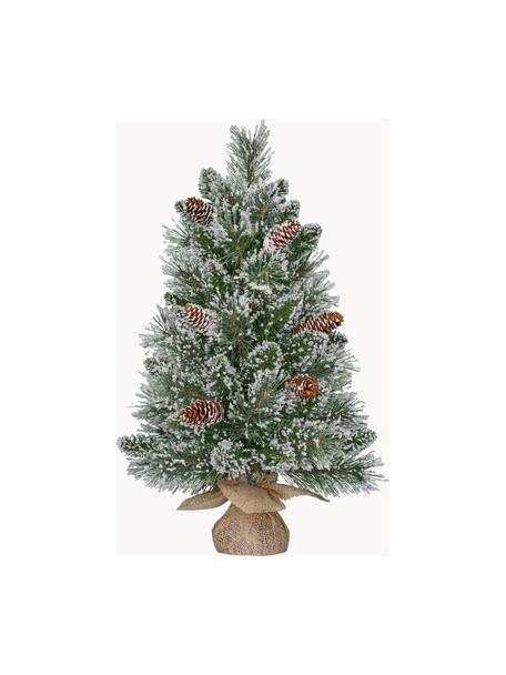 Künstlicher beschneiter Weihnachtsbaum Vandans, in verschiedenen Größen, Kunststoff, Ohne LED, Ø 36 x H 60 cm