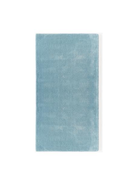 Tappeto in lana tessuto a mano Zayne, Retro: 100% cotone Nel caso dei , Azzurro, Larg. 80 x Lung. 150 cm (taglia XS)
