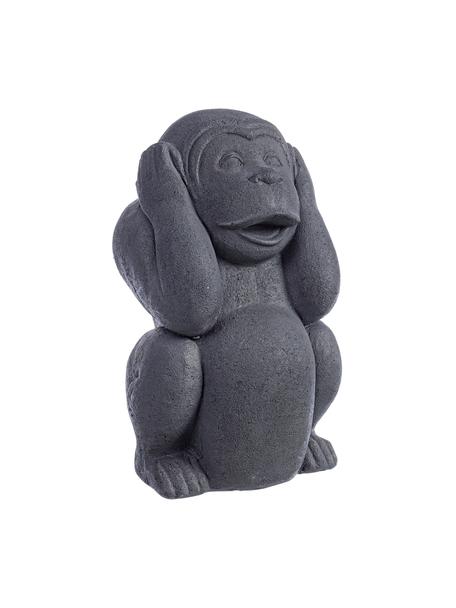 Dekoracja Monkey, Beton powlekany, Antracytowy, S 22 x W 36 cm