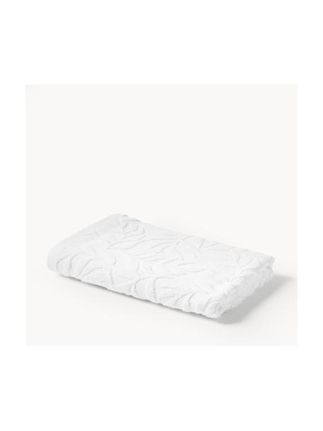 Ręcznik Leaf, różne rozmiary, Biały, Ręcznik kąpielowy, S 70 x D 140 cm