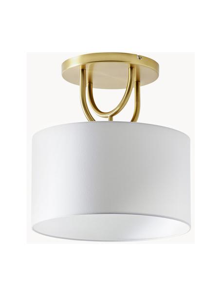 Lampa sufitowa Gianna, Złamana biel, odcienie mosiądzu, Ø 40 x W 41 cm