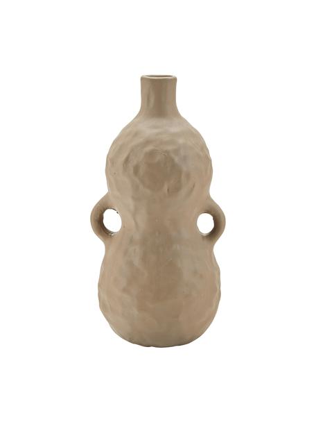 Porzellan-Vase Pear in Braun, Porzellan, Braun, B 12 x H 24 cm