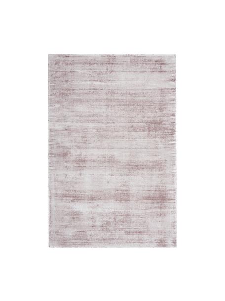 Ručně tkaný viskózový koberec Jane, Šeříková, Š 80 cm, D 150 cm (velikost XS)