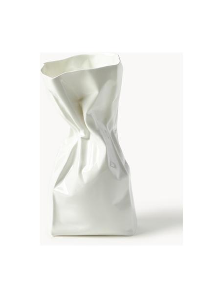 Designová váza z porcelánu Adelaide, V 31 cm, Porcelán, Krémově bílá, Š 17 cm, V 31 cm