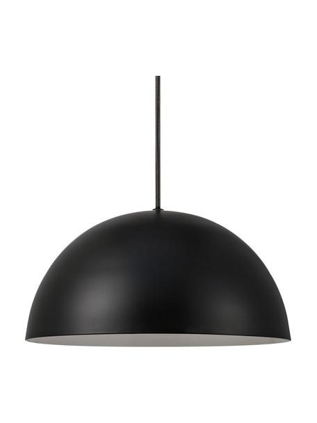Lampa wisząca w stylu scandi Ellen, Czarny, Ø 30 x W 15 cm