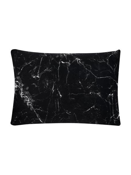 Funda de almohada Malin, 50 x 70 cm, Negro, blanco, An 50 x L 70 cm