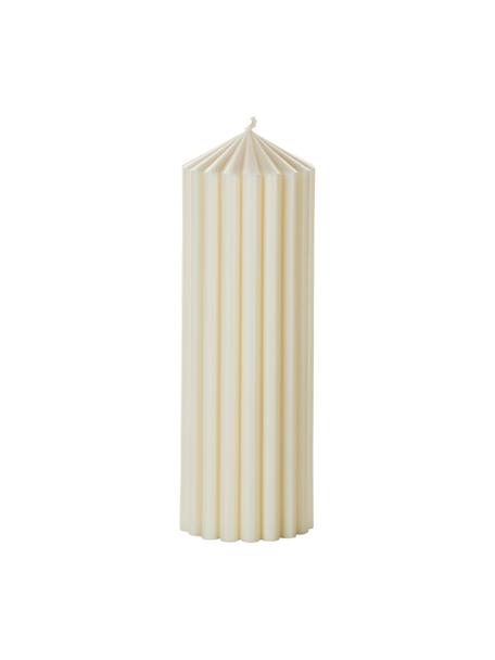 Vela Messina, Cera, Blanco crema, Ø 7 x Al 20 cm
