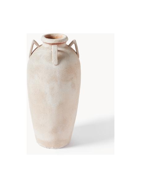 Vaso da terra con finitura sabbiata Liah, alt. 70 cm, Terracotta, Beige, Ø 32 x Alt. 70 cm