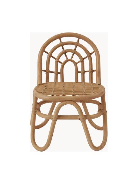 Sedia per bambini in rattan Rainbow, 100 % rattan, Beige, Larg. 31 x Prof. 27 cm