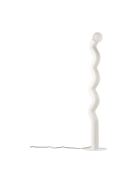 Stehlampe Memphis, Polyresin, Weiß, B 45 x H 172 cm