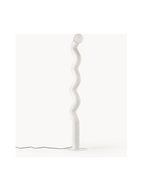 Lampada da terra Memphis, Poliresina, Bianco crema, Alt. 172 cm