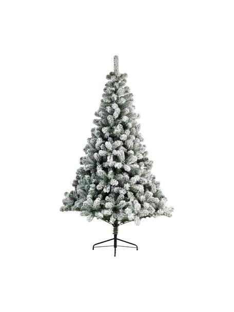 Albero di Natale artificiale innevato North Pole, Verde, bianco, Ø 117 x Alt. 180 cm