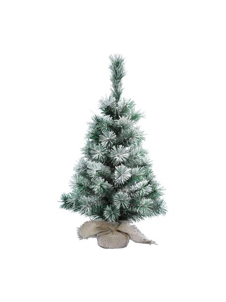 Sapin de Noël artificiel Vancouver, enneigé, Vert, blanc, Ø 26 x haut. 45 cm