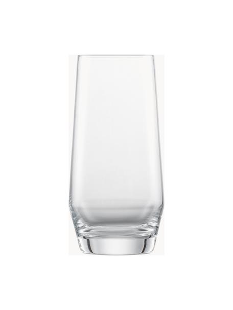 Vasos highball de cristal Pure, 4 uds., Cristal Tritan, Transparente, Ø 8 x Al 17 cm, 540 ml