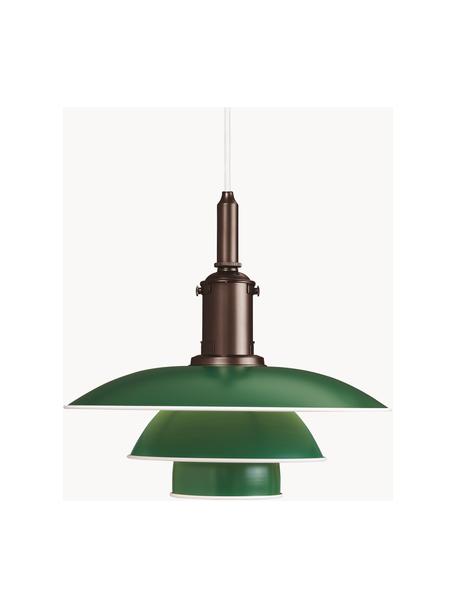 Hanglamp PH 3½-3, Lampenkap: gecoat aluminium, Groen, koper, Ø 33 x H 31 cm