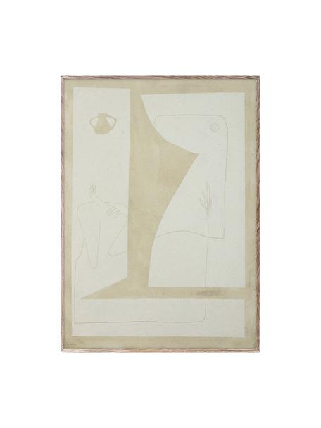 Plakát Consume, 210g matný papír Hahnemühle, digitální tisk s 10 barvami odolnými vůči UV záření, Odstíny béžové, Š 30 cm, V 40 cm