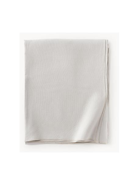 Nappe en lin avec passepoil Kennedy, 100 % lin délavé

Le lin est une fibre naturelle qui se caractérise par ses propriétés respirantes, sa résistance et son toucher doux

Le matériau est certifié STANDARD 100 OEKO-TEX®, 6760CIT, CITEVE, Gris clair, beige, 8-10 personnes (long. 320 x larg. 140 cm)