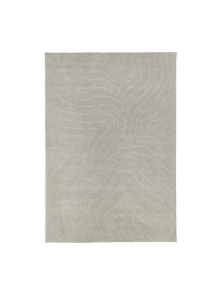 Ręcznie tuftowany dywan z wełny Aaron, Greige, S 80 x D 150 cm (Rozmiar XS)