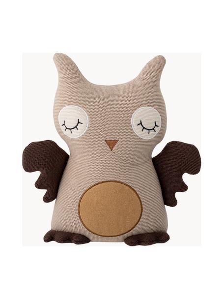 Kuscheltier Hiep, Bezug: 100 % Baumwolle, Braun, Beige, B 35 x H 32 cm