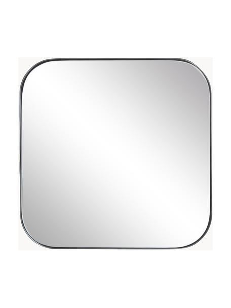 Nástěnné zrcadlo Ivy, Černá, Š 40 cm, V 40 cm