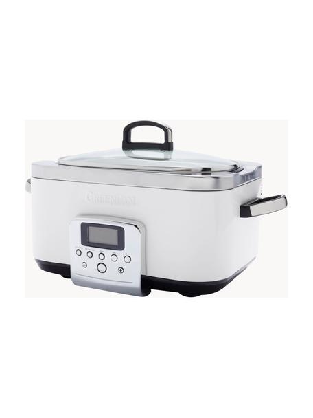 Slow Cooker con rivestimento antiaderente Elite, Coperchio: vetro, Bianco, Larg. 46 x Alt. 28 cm