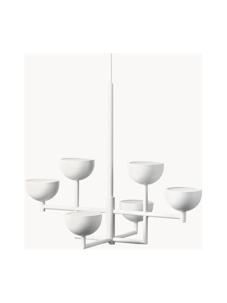 Żyrandol LED Paula, Biały, S 55 x W 49 cm