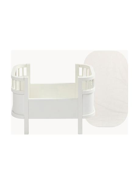 Łóżko dla lalek z materacem Sebra, Biały, S 31 x D 49 cm (Rozmiar M)