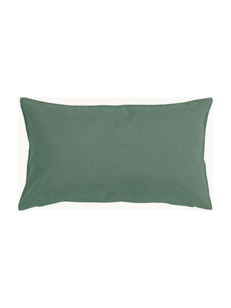 Outdoor kussen St. Maxime, met vulling, 100% polyester, Donkergroen, B 30 x L 50 cm