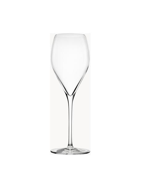 Copas tulipa de champán de cristal Prestige, 6 uds., Cristal, Transparente, Ø 8 x Al 23 cm, 340 ml