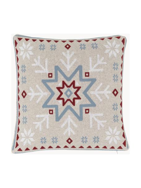 Pletený povlak na polštář Snowflake, 100% bavlna, Více barev, Š 40 cm, D 40 cm