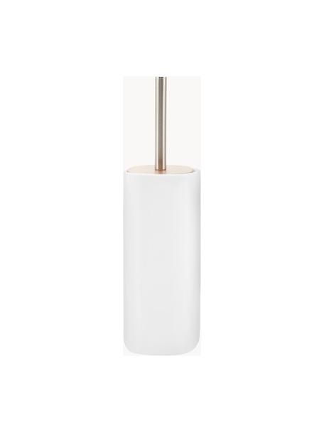 Szczotka do WC Wili, Biały, jasne drewno naturalne, Ø 11 x W 37 cm