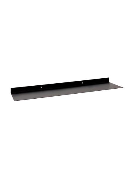 Estante de pared de metal Riley, Metal con pintura en polvo, Negro, An 50 x Al 3 cm