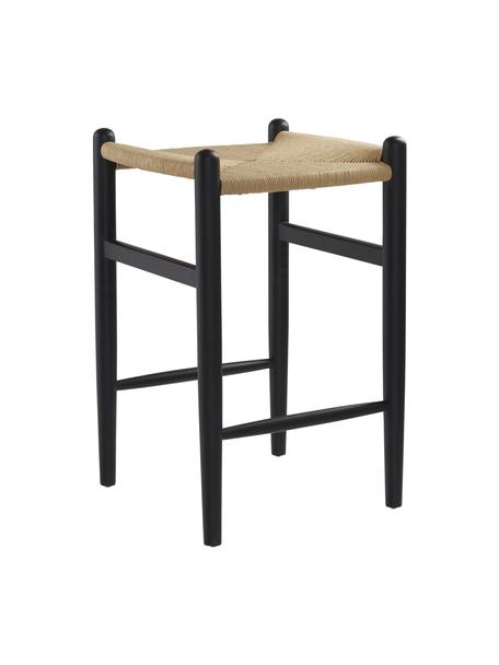 Barová stolička Nattavaara, Čierna, béžová, Š 42 x V 65 cm