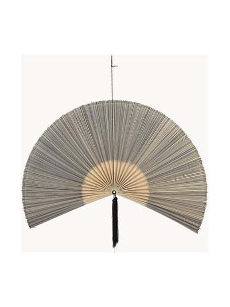 Dekoracja ścienna z drewna bambusowego Jaime, Drewno bambusowe, bawełna, Odcienie beżowego, S 145 x W 72 cm
