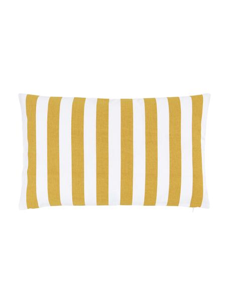 Federa arredo a righe color giallo/bianco Timon, 100% cotone, Giallo, Larg. 30 x Lung. 50 cm