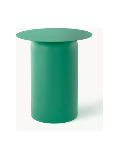 Mesa auxiliar redonda Zele, Hierro con pintura en polvo, Verde, Ø 46 x Al 51 cm